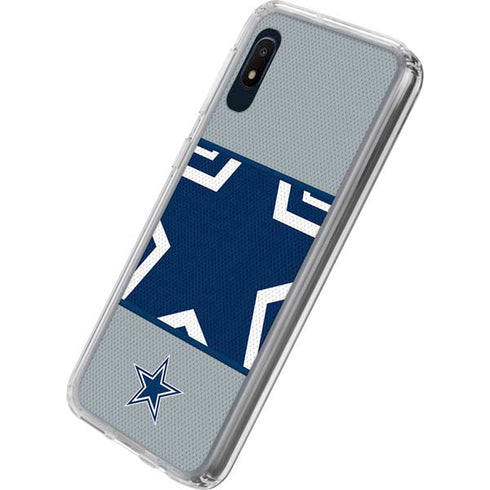 NFL Dallas Cowboys Zone Block Galaxy A10e Clear Case