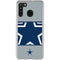 NFL Dallas Cowboys Zone Block Galaxy A21 Clear Case