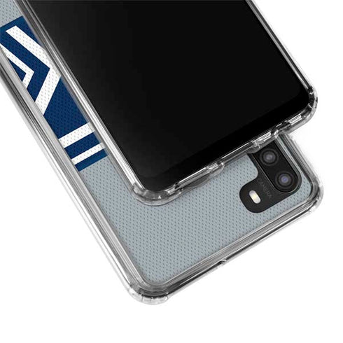 NFL Dallas Cowboys Zone Block Galaxy A21 Clear Case