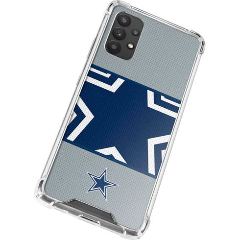 NFL Dallas Cowboys Zone Block Galaxy A32 5G Clear Case