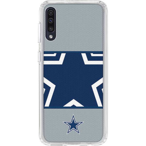NFL Dallas Cowboys Zone Block Galaxy A50 Clear Case