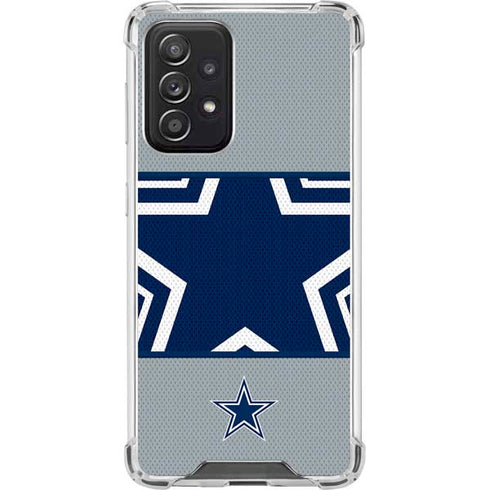 NFL Dallas Cowboys Zone Block Galaxy A52 5G Clear Case