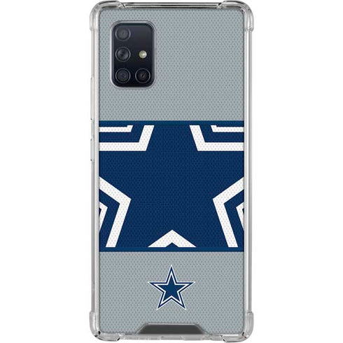 NFL Dallas Cowboys Zone Block Galaxy A71 5G Clear Case
