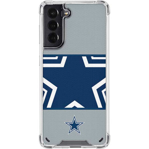 NFL Dallas Cowboys Zone Block Galaxy S21 5G Clear Case