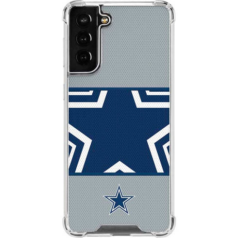 NFL Dallas Cowboys Zone Block Galaxy S21 FE Clear Case
