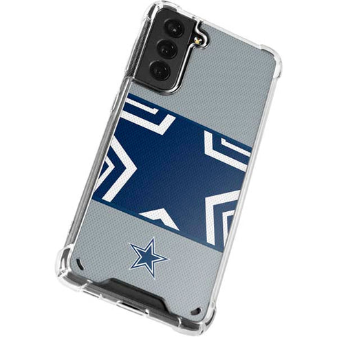 NFL Dallas Cowboys Zone Block Galaxy S21 Plus 5G Clear Case