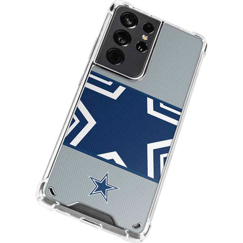 NFL Dallas Cowboys Zone Block Galaxy S21 Ultra 5G Clear Case