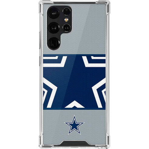 NFL Dallas Cowboys Zone Block Galaxy S22 Ultra Clear Case