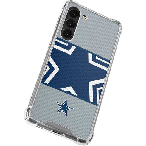 NFL Dallas Cowboys Zone Block Galaxy S23 Plus Clear Case