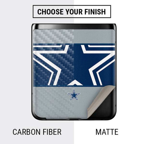 NFL Dallas Cowboys Zone Block Galaxy Z Flip Skin