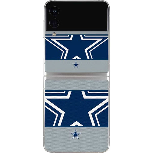 NFL Dallas Cowboys Zone Block Galaxy Z Flip3 5G Skin