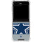 NFL Dallas Cowboys Zone Block Galaxy Z Flip5 5G Clear Case