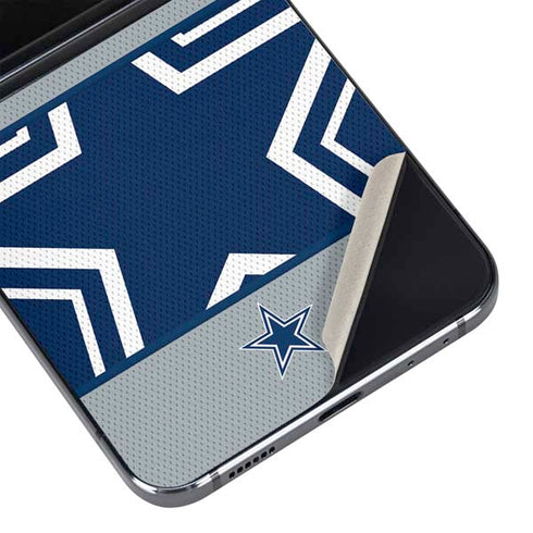 NFL Dallas Cowboys Zone Block Galaxy Z Flip5 5G Skin