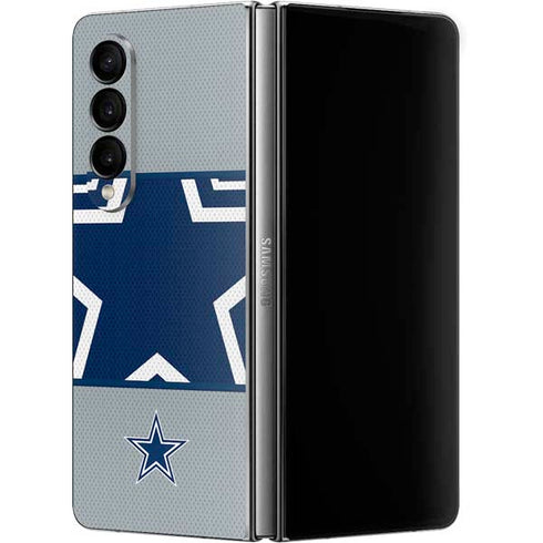NFL Dallas Cowboys Zone Block Galaxy Z Fold4 5G Skin