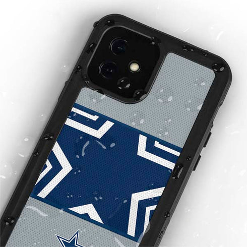 NFL Dallas Cowboys Zone Block iPhone 12 Mini Waterproof Case