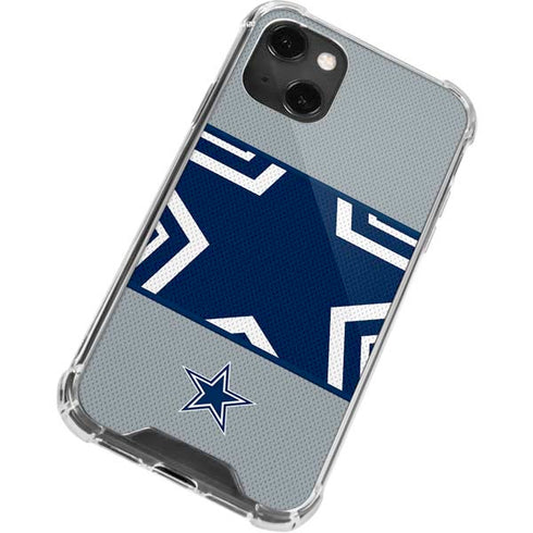 NFL Dallas Cowboys Zone Block iPhone 13 Mini Clear Case