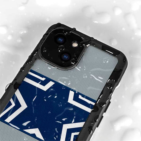 NFL Dallas Cowboys Zone Block iPhone 13 Mini Waterproof Case