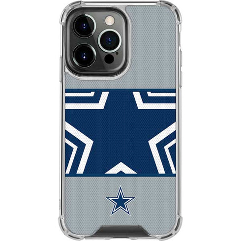 NFL Dallas Cowboys Zone Block iPhone 13 Pro Clear Case