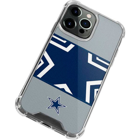 NFL Dallas Cowboys Zone Block iPhone 13 Pro Clear Case