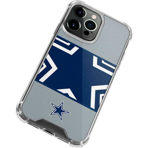 NFL Dallas Cowboys Zone Block iPhone 15 Pro Max Clear Case