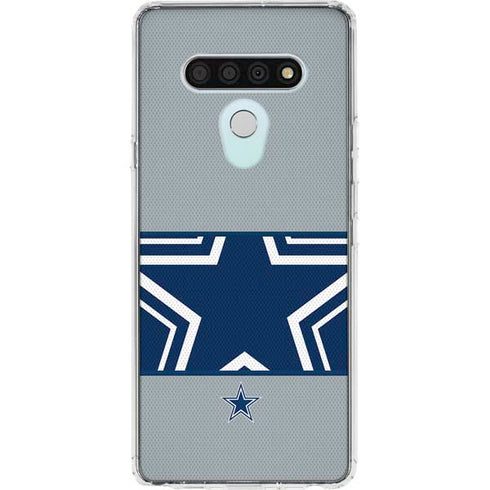 NFL Dallas Cowboys Zone Block LG Stylo 6 Clear Case