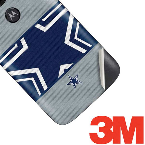NFL Dallas Cowboys Zone Block Moto E5 Play Skin