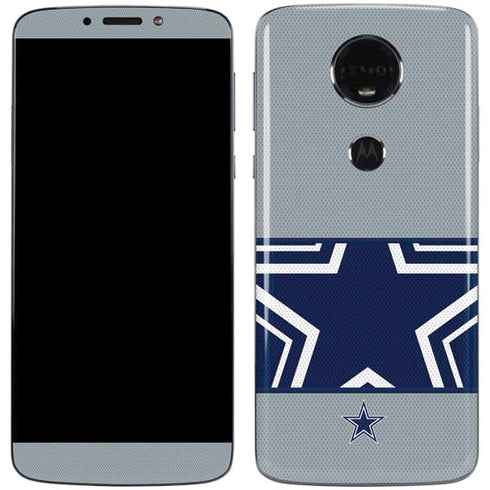 NFL Dallas Cowboys Zone Block Moto E5 Plus Skin