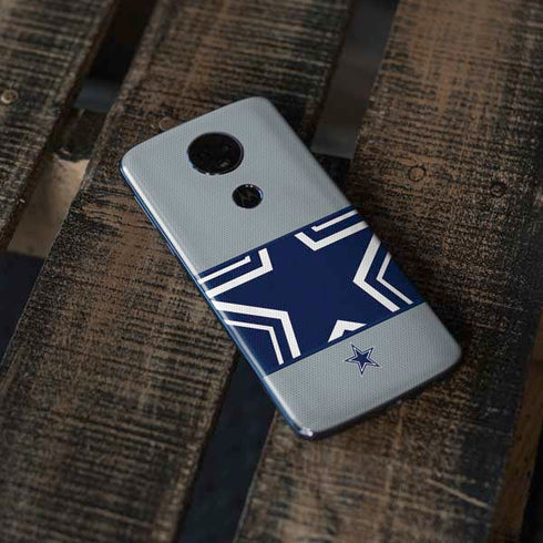NFL Dallas Cowboys Zone Block Moto E5 Plus Skin