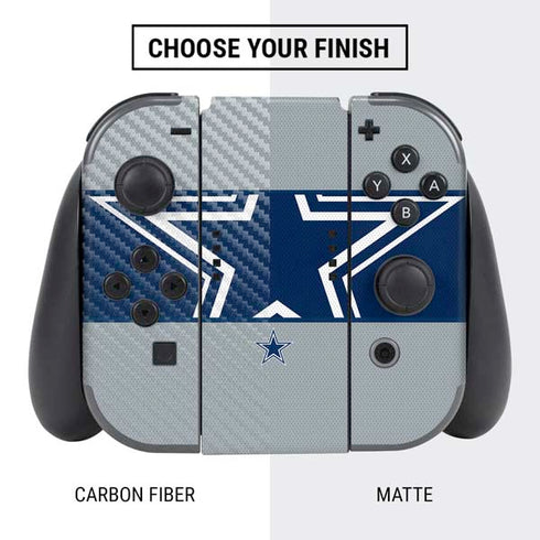 NFL Dallas Cowboys Zone Block Nintendo Switch Bundle Skin