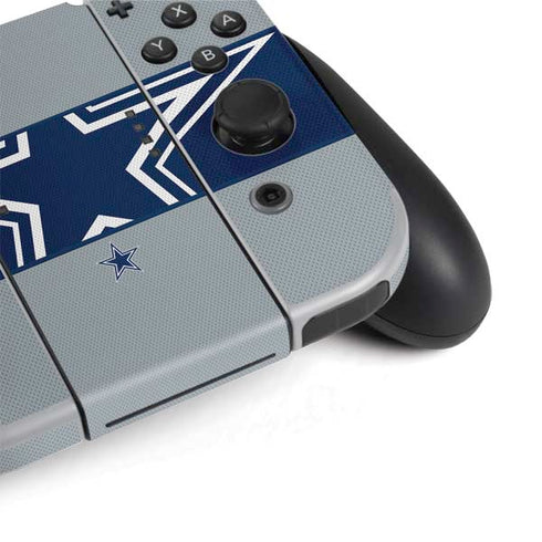 NFL Dallas Cowboys Zone Block Nintendo Switch OLED (2021) Skin