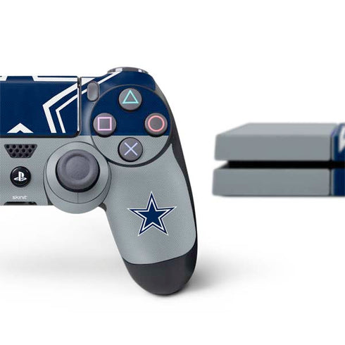 NFL Dallas Cowboys Zone Block PS4 Console and Controller Bundle Skin