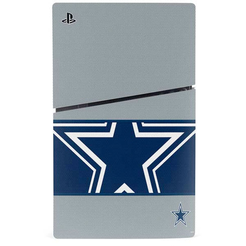 NFL Dallas Cowboys Zone Block PS5 Slim Disk Console Skin