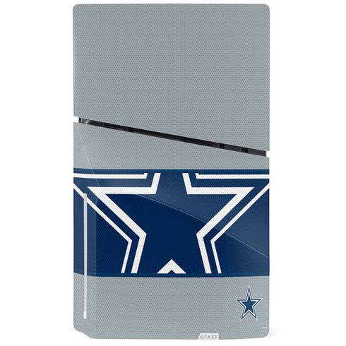 NFL Dallas Cowboys Zone Block PS5 Slim Disk Console Skin