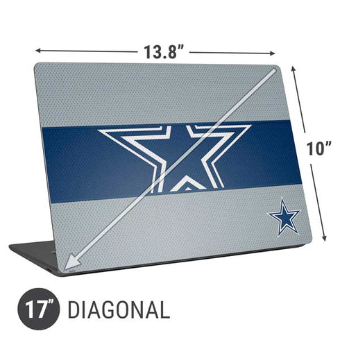 NFL Dallas Cowboys Zone Block Universal Laptop 17in (13.8 x 10in) Skin