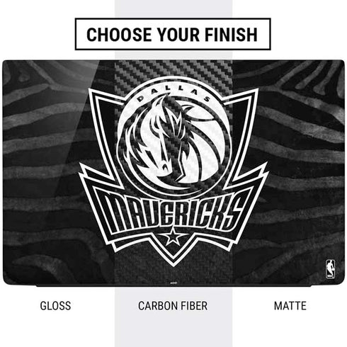 NBA Dallas Mavericks Black Animal Print Dell Vostro Skin