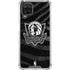 NBA Dallas Mavericks Black Animal Print Galaxy A12 Clear Case