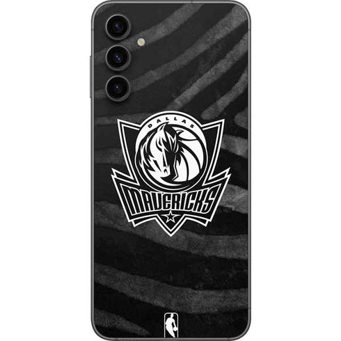 NBA Dallas Mavericks Black Animal Print Galaxy A14 5G Skin