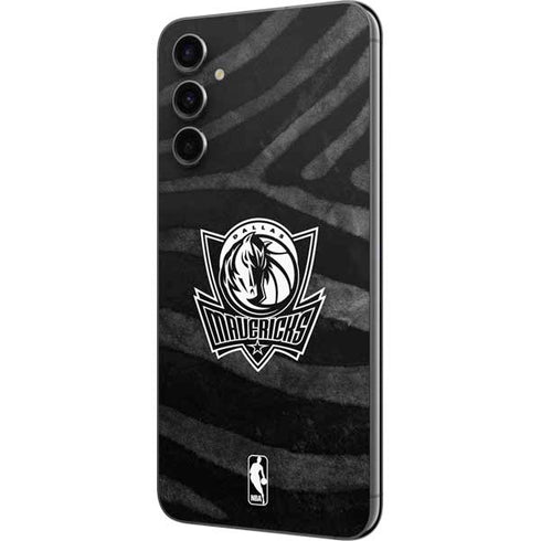 NBA Dallas Mavericks Black Animal Print Galaxy A14 5G Skin