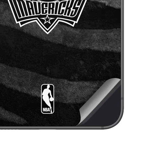 NBA Dallas Mavericks Black Animal Print Galaxy A14 5G Skin