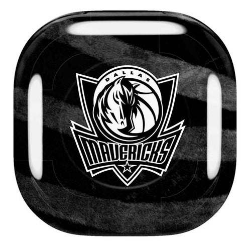 NBA Dallas Mavericks Black Animal Print Galaxy Buds Pro Skin