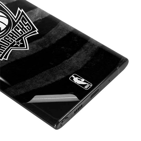 NBA Dallas Mavericks Black Animal Print Galaxy Note 10 Plus Skin