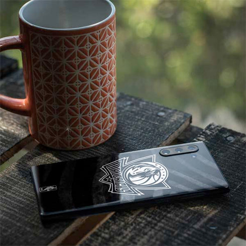 NBA Dallas Mavericks Black Animal Print Galaxy Note 10 Skin