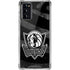 NBA Dallas Mavericks Black Animal Print Galaxy Note20 5G Clear Case