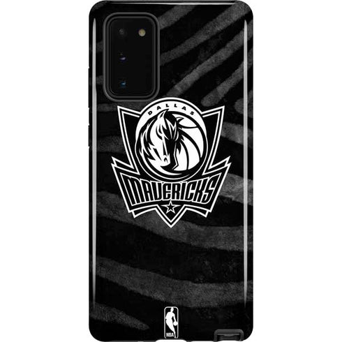NBA Dallas Mavericks Black Animal Print Galaxy Note20 5G Pro Case