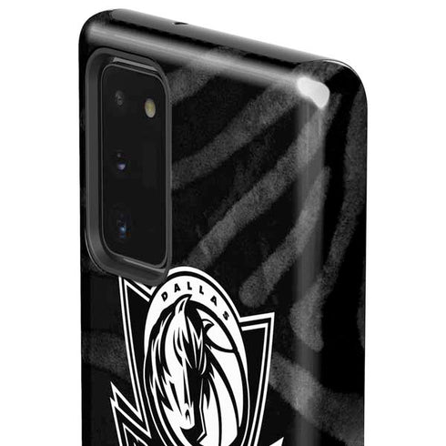 NBA Dallas Mavericks Black Animal Print Galaxy Note20 5G Pro Case