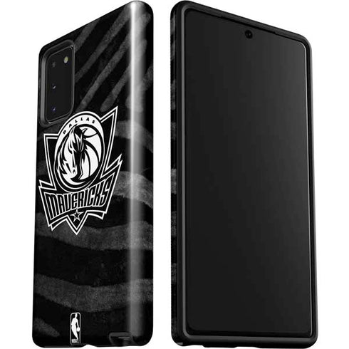 NBA Dallas Mavericks Black Animal Print Galaxy Note20 5G Pro Case