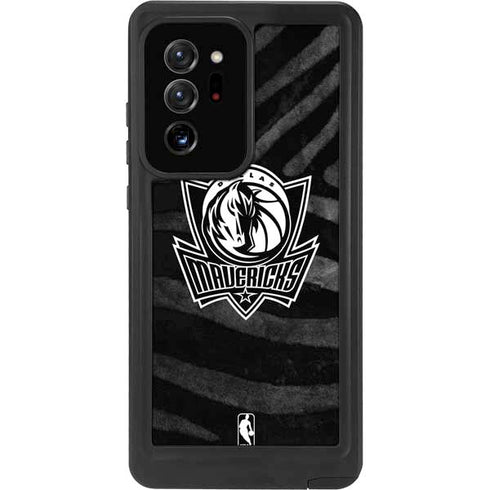 NBA Dallas Mavericks Black Animal Print Galaxy Note20 Ultra 5G Waterproof Case