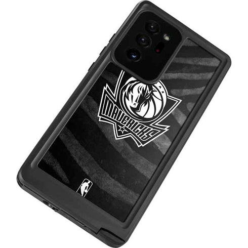 NBA Dallas Mavericks Black Animal Print Galaxy Note20 Ultra 5G Waterproof Case