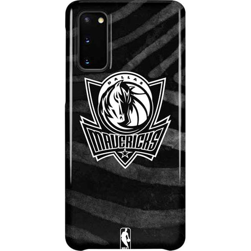 NBA Dallas Mavericks Black Animal Print Galaxy S20 Lite Case