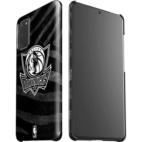 NBA Dallas Mavericks Black Animal Print Galaxy S20 Lite Case